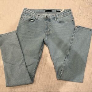 Salsa Denim Brand Men's Light Blue Jeans Regular Fit - W34, L34, Eur44